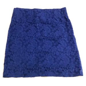 Cobalt blue skirt